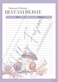 Schnecke Tiki Bestandliste