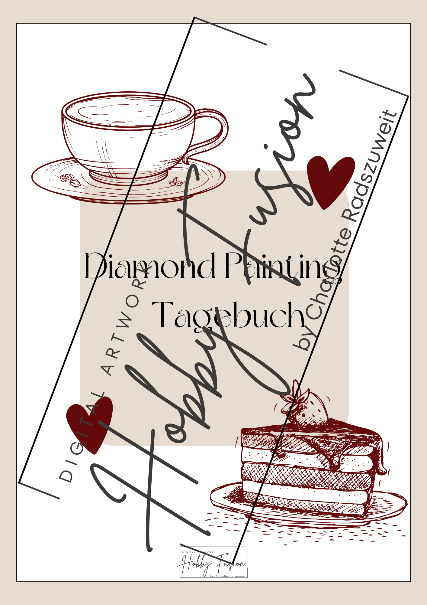 Kaffee Deckblatt Vorlage